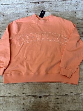 Parke Peach Crewneck Sweatshirt